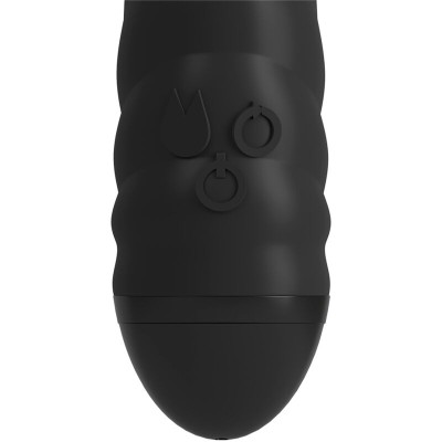 ADRIEN LASTIC - VIBRADOR TWISTER E ROTADOR MASSAGER COELHO PRETO - D-237031 - Dona Pimenta