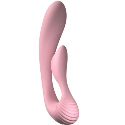 ADRIEN LASTIC - VIBRADOR DUPLO COELHO G-WAVE ROSA - D-237035 - Dona Pimenta