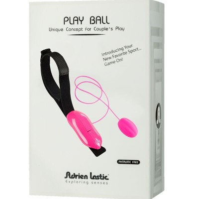 ADRIEN LASTIC - PLAY BALL MINI OVO VIBRANTE PARA CASAIS ROSA - D-237037 - Dona Pimenta