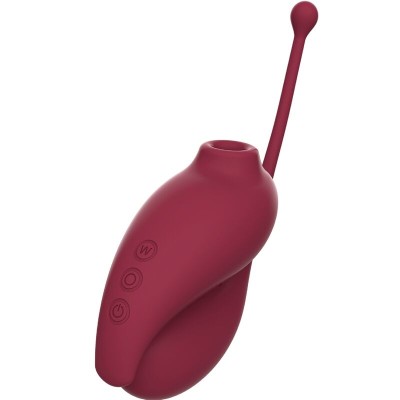 ADRIEN LASTIC - INSPIRAÇÃO CLITORIS SUCKER + VIBRATING OVO VERMELHO - APLICATIVO GRATUITO - D-237039 - Dona Pimenta