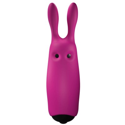 ADRIEN LASTIC - VIBRADOR DE COELHO ROSA DE BOLSO LASTIC - D-237062 - Dona Pimenta