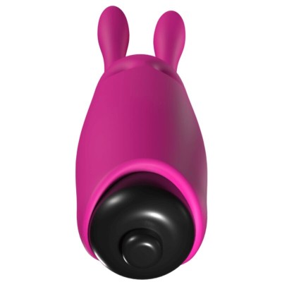 ADRIEN LASTIC - VIBRADOR DE COELHO ROSA DE BOLSO LASTIC - D-237062 - Dona Pimenta