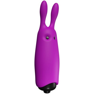 ADRIEN LASTIC - VIBRADOR DE COELHO VIOLETA DE BOLSO LASTIC - D-237063 - Dona Pimenta