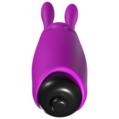 ADRIEN LASTIC - VIBRADOR DE COELHO VIOLETA DE BOLSO LASTIC - D-237063 - Dona Pimenta