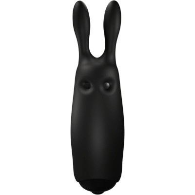 ADRIEN LASTIC - VIBRADOR COELHO PRETO DE BOLSO LASTIC - D-237064 - Dona Pimenta