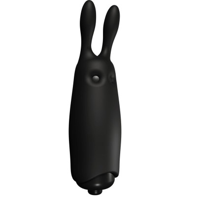 ADRIEN LASTIC - VIBRADOR COELHO PRETO DE BOLSO LASTIC - D-237064 - Dona Pimenta