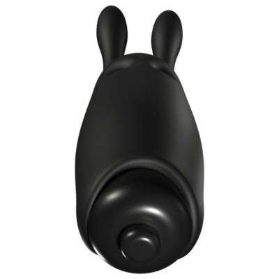 ADRIEN LASTIC - VIBRADOR COELHO PRETO DE BOLSO LASTIC - D-237064 - Dona Pimenta