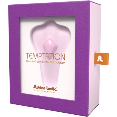 ADRIEN LASTIC - ESTIMULADOR DE CLITÓRIS TEMPTATION ROSA - APLICATIVO GRATUITO - D-237104 - Dona Pimenta