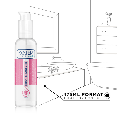 WATERFEEL&trade; - LUBRIFICANTE À BASE DE ÁGUA DE MORANGO 175 ML - D-230761 - Dona Pimenta