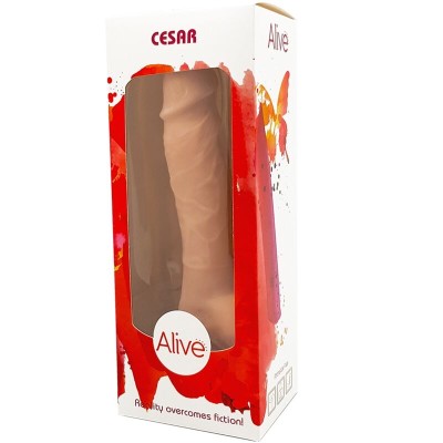 ALIVE - PÊNIS REALÍSTICO CESAR 17,5 CM - D-237116 - Dona Pimenta