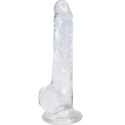 ALIVE - LUSTY REALISTIC PÊNIS TRANSPARENTE 18 CM - D-237148 - Dona Pimenta