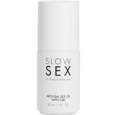 BIJOUX SLOW SEX - ÓLEO DE MASSAGEM SEXUAL COM CBD 30 ML - D-237680 - Dona Pimenta