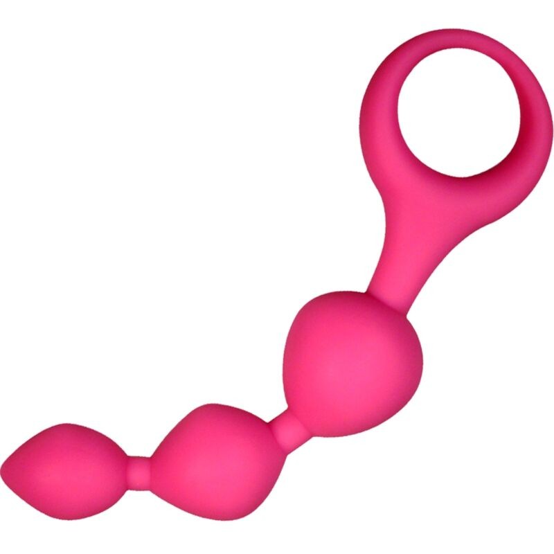 ALIVE - BOLAS ANAIS DE SILICONE TRIBALL ROSA 15 CM - D-237133 - Dona Pimenta