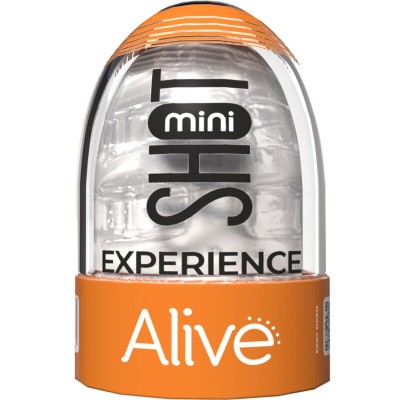 ALIVE - SHOT EXPERIENCE MINI MASTURBADOR TRANSPARENTE - D-237139 - Dona Pimenta