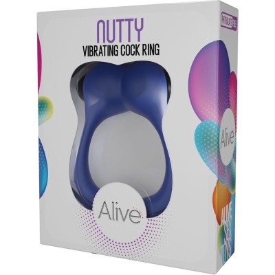 ALIVE - ANEL VIBRANTE NUTTY AZUL - D-237140 - Dona Pimenta