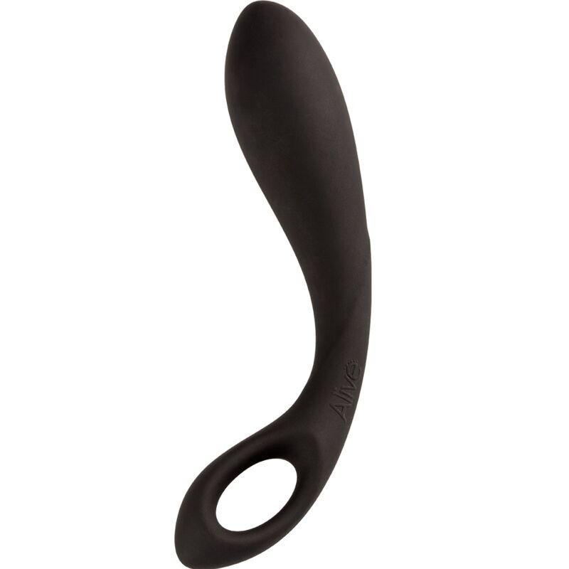 ALIVE - MASSAGEM ANAL CORAÇÃO NEGRO 15 CM - D-237142 - Dona Pimenta