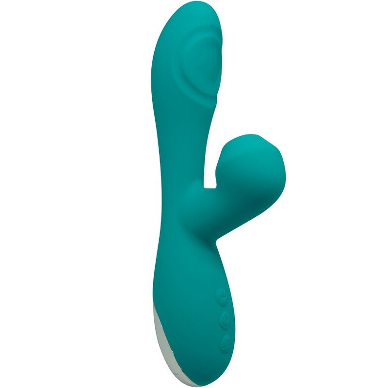 ALIVE - VIBRADOR CARIBBEAN SHINE E SUCKER AZUL - D-237154 - Dona Pimenta