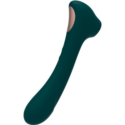 ALIVE - SUCKER E VIBRADOR QUIVER VERDE - D-237159 - Dona Pimenta