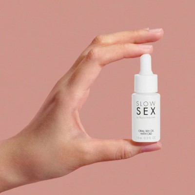 BIJOUX SLOW SEX - ÓLEO DE SEXO ORAL COM CBD 15 ML - D-237681 - Dona Pimenta