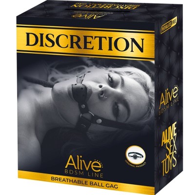 ALIVE - DISCRETION GAG RESPIRÁVEL VERMELHO - D-237166 - Dona Pimenta