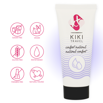 KIKÍ TRAVEL - CONFORT LUBRIFICANTE NATURAL 50 ML - D-215112 - Dona Pimenta