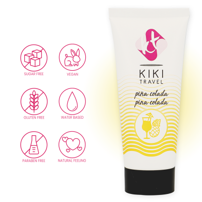 KIKÍ TRAVEL - PINA COLADA LUBRIFICANTE 50 ML - D-215110 - Dona Pimenta