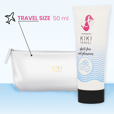 KIKÍ TRAVEL -  LUBRIFICANTE COM EFEITO DE REFRIGERAÇÃO 50 ML - D-215114 - Dona Pimenta