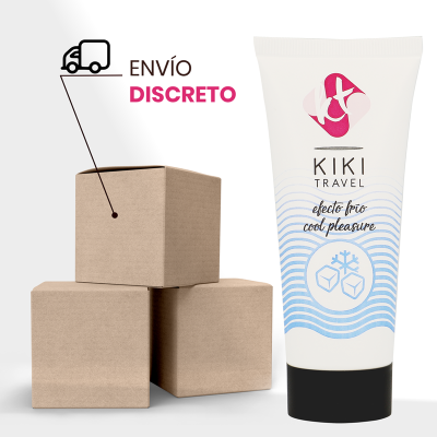 KIKÍ TRAVEL -  LUBRIFICANTE COM EFEITO DE REFRIGERAÇÃO 50 ML - D-215114 - Dona Pimenta