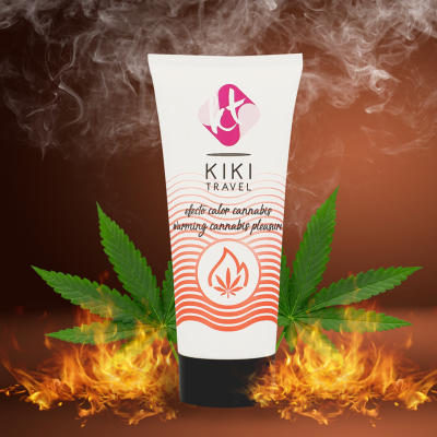 KIKÍ TRAVEL - CANNABIS LUBRIFICANTE DE EFEITO QUENTE 50 ML - D-215113 - Dona Pimenta