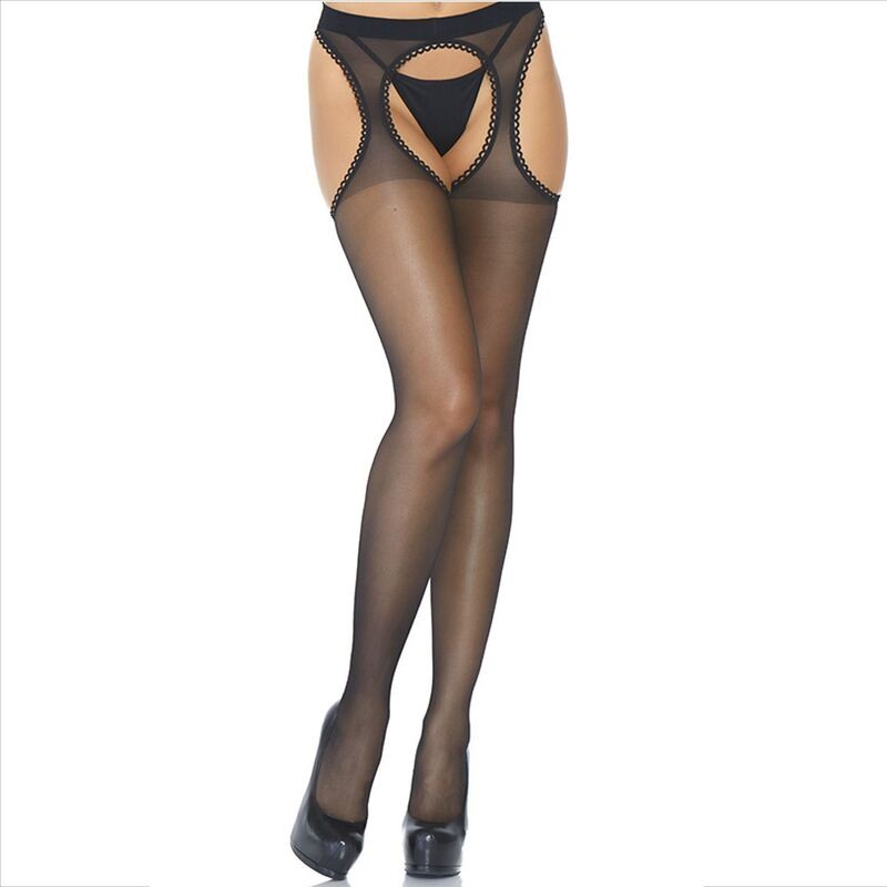 LEG AVENUE - MEIAS DE LIGA TRANSPARENTES - D-237713 - Dona Pimenta