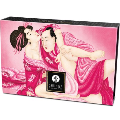 SHUNGA - KIT DE PÓ DE MASSAGEM COMESTÍVEL FRAMBOESA - D-237879 - Dona Pimenta