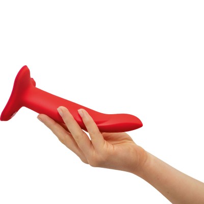 FUN FACTORY - LIMBA DILDO FLEXÍVEL VERMELHO TAMANHO M - D-238076 - Dona Pimenta