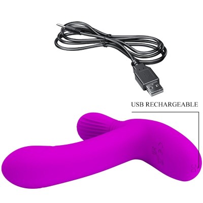 PRETTY LOVE - GERI CLITORIS MASSAGER ROSA CONTROLE REMOTO - D-237005 - Dona Pimenta