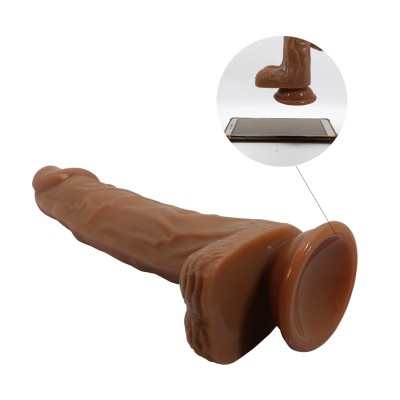 DANÇA - VIBRADOR REALÍSTICO COM VENTOSA DE CONTROLE REMOTO - D-237009 - Dona Pimenta