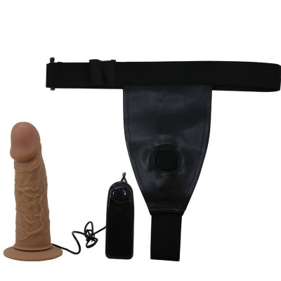 PRETTY LOVE - CUECAS DE ARNÊS COM DILDO DE VIBRAO INCLUÍDO - D-237011 - Dona Pimenta