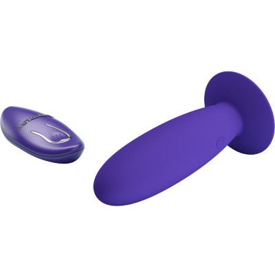 PRETTY LOVE - JUVENTUDE PLUG VIBRADOR ANAL CONTROLE REMOTO VIOLETA - D-236998 - Dona Pimenta