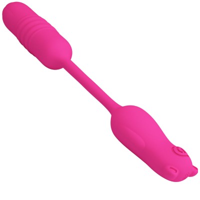 PRETTY LOVE - BALA VIBRANTE DE SILICONE ROSA - D-236970 - Dona Pimenta