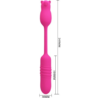 PRETTY LOVE - BALA VIBRANTE DE SILICONE ROSA - D-236970 - Dona Pimenta