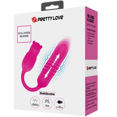 PRETTY LOVE - BALA VIBRANTE DE SILICONE ROSA - D-236970 - Dona Pimenta