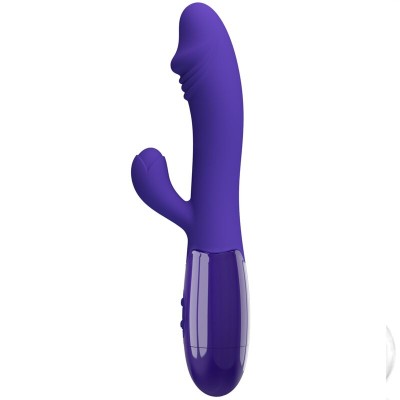 PRETTY LOVE - VIBRADOR SNAPPY YOUTH E ESTIMULADOR DE PONTO G VIOLETA - D-237027 - Dona Pimenta