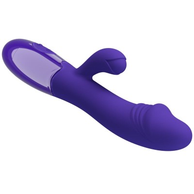 PRETTY LOVE - VIBRADOR SNAPPY YOUTH E ESTIMULADOR DE PONTO G VIOLETA - D-237027 - Dona Pimenta