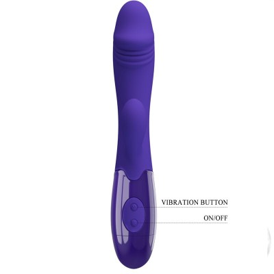 PRETTY LOVE - VIBRADOR SNAPPY YOUTH E ESTIMULADOR DE PONTO G VIOLETA - D-237027 - Dona Pimenta