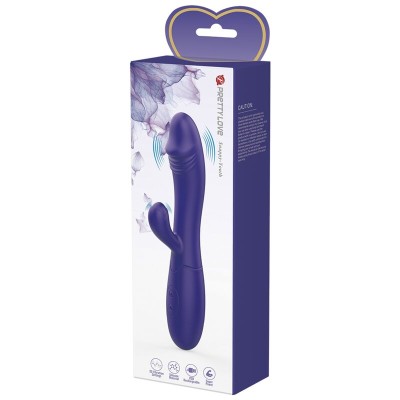 PRETTY LOVE - VIBRADOR SNAPPY YOUTH E ESTIMULADOR DE PONTO G VIOLETA - D-237027 - Dona Pimenta