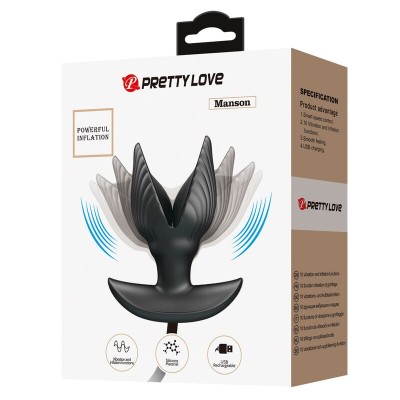 PRETTY LOVE - PLUG ANAL INFLVEL E RECARREGVEL - D-237025 - Dona Pimenta