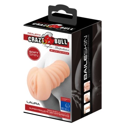 CRAZY BULL - MASTURBADOR DE VAGINA PORTTIL - D-237390 - Dona Pimenta