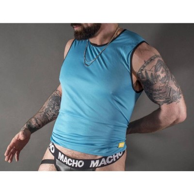 CAMISETA AZUL MASCULINA S/M - D-233410 - Dona Pimenta