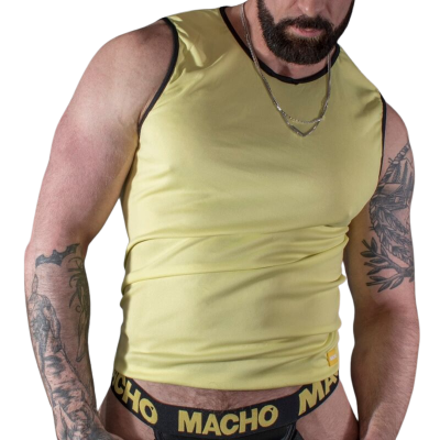 CAMISA AMARELA MACHO S/M - D-233412 - Dona Pimenta