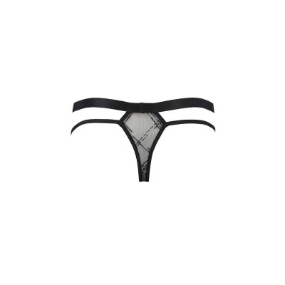 PASSION 029 THONG COLLIN PRETO S/M - D-233272 - Dona Pimenta