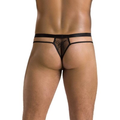 PASSION 029 THONG COLLIN PRETO S/M - D-233272 - Dona Pimenta