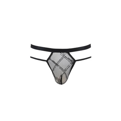 PASSION 029 THONG COLLIN PRETO S/M - D-233272 - Dona Pimenta